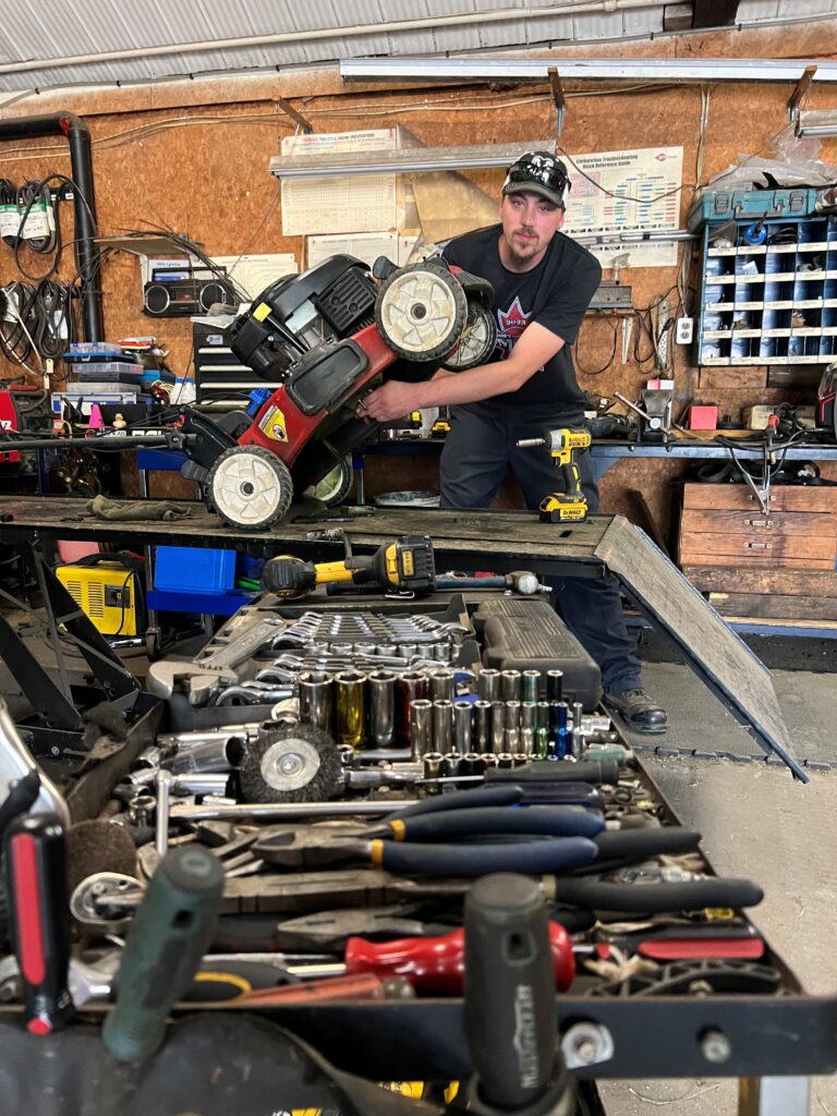 Aaron Wright, Small Engine Repair